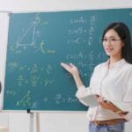 Teacher creating an online course in Botswana for Dithutong, showing online courses Botswana.